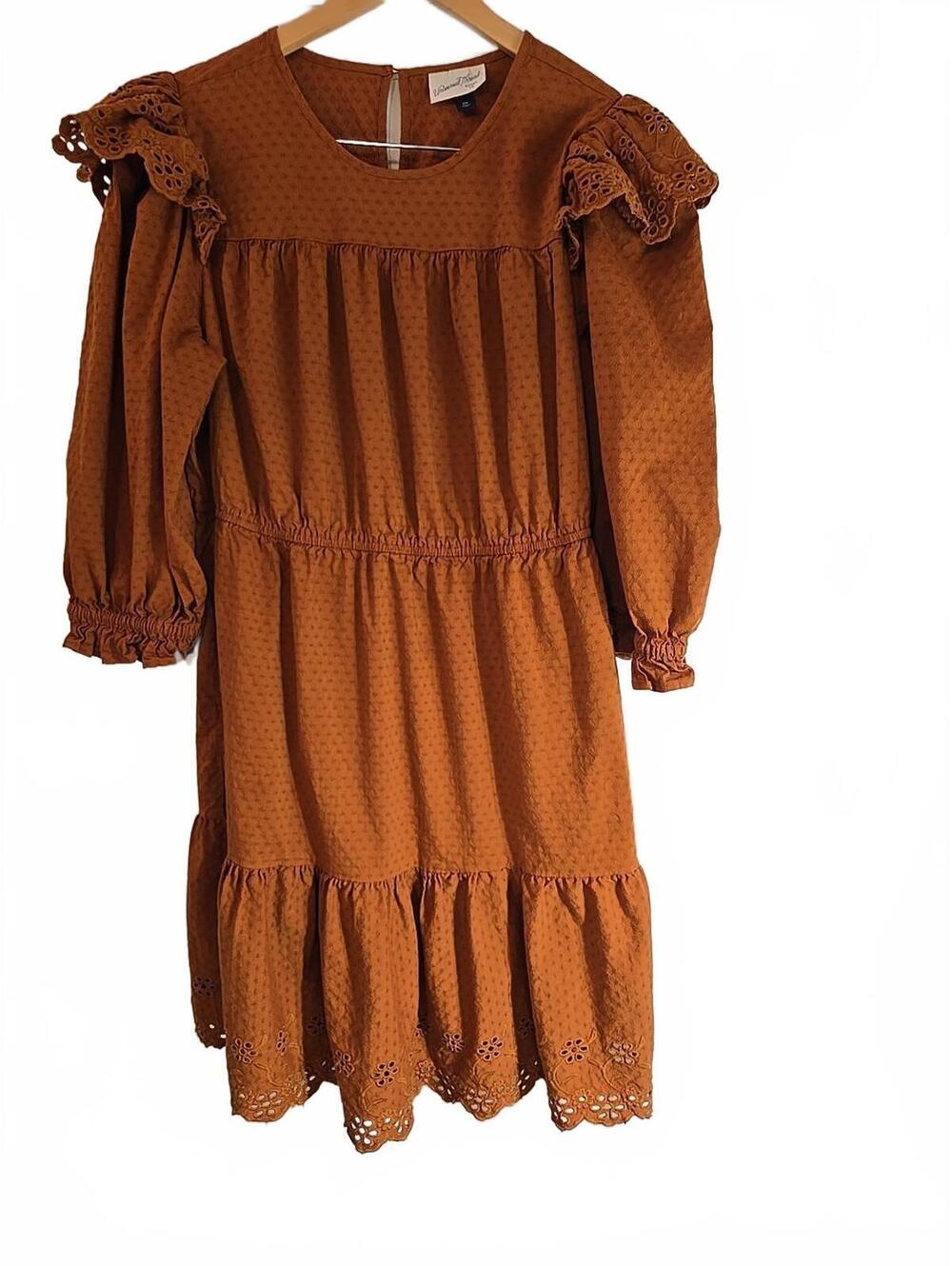 Universal Thread Women's Cottagecore Swiss Dot Dress Plus XL